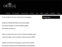 Tablet Screenshot of le-pavillon-cg.com